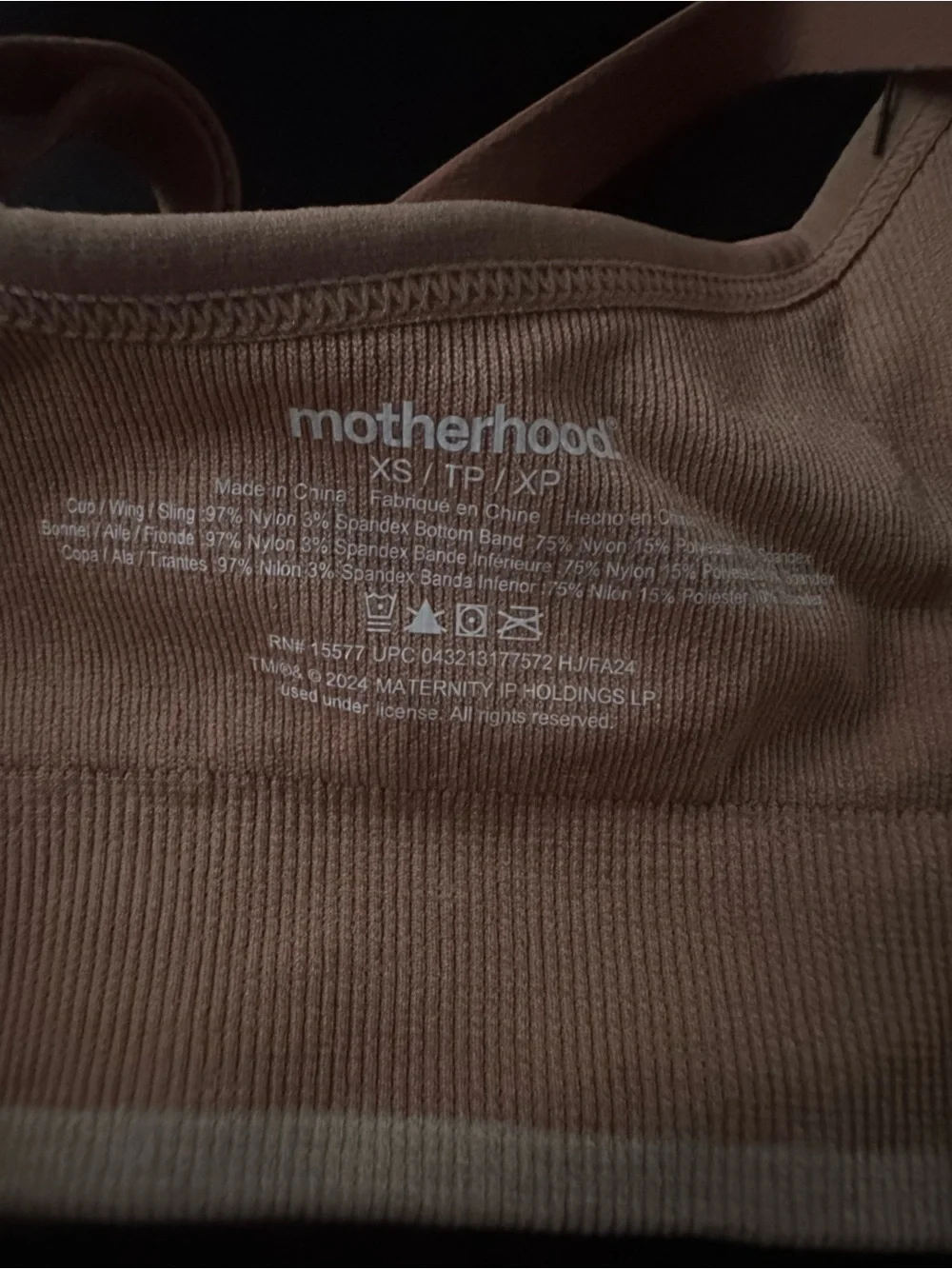 Motherhood Maternity Nude Wireless Support Bra